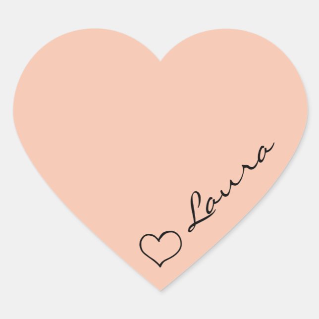 Heart Your Name Script Custom Gift Sticker (Creator Uploaded)