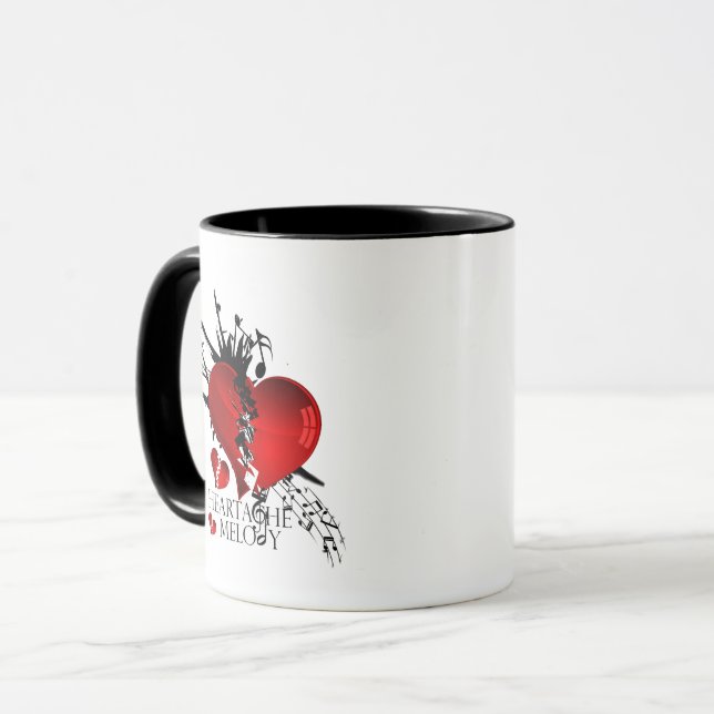 Heartache Melody Mug (Front Left)