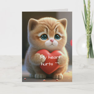 HEARTACHE MISSING YOU CARD