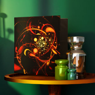 Heartbeat Abstract Art Binder