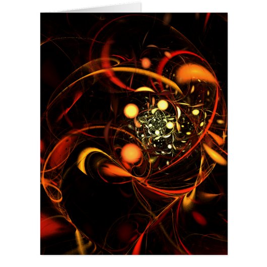 Heartbeat Abstract Art Cards (Front)