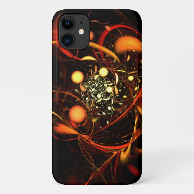 Heartbeat Abstract Art Case-Mate iPhone Case (Back)