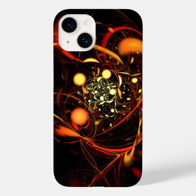 Heartbeat Abstract Art Case-Mate iPhone Case (Back)