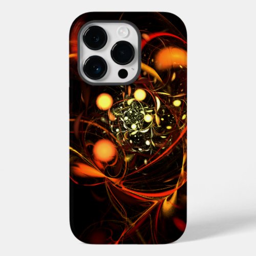 Heartbeat Abstract Art Case_Mate iPhone 14 Pro Case