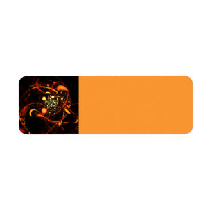 Heartbeat Abstract Art Label