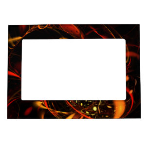 Heartbeat Abstract Art Magnetic Picture Frame