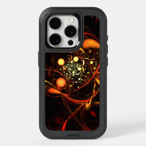 Heartbeat Abstract Art iPhone 15 Pro Case