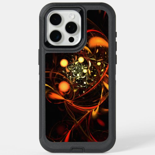 Heartbeat Abstract Art iPhone 15 Pro Max Case