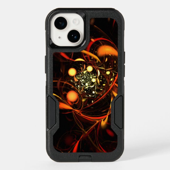 Heartbeat Abstract Art Otterbox iPhone Case (Back)