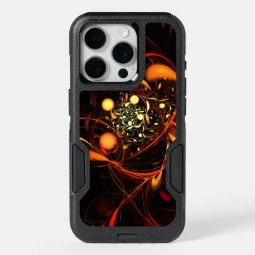 Heartbeat Abstract Art iPhone 15 Pro Case