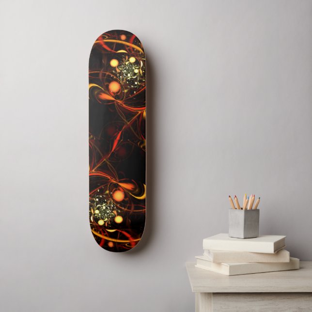 Heartbeat Abstract Art Skateboard Deck (Wall Art)