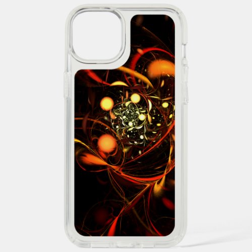 Heartbeat Abstract Art iPhone 15 Plus Case