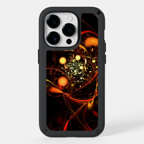 Heartbeat Abstract Art Speck iPhone 14 Pro Case