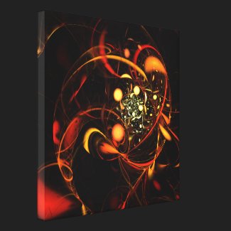 Heartbeat Wrapped Canvas Print