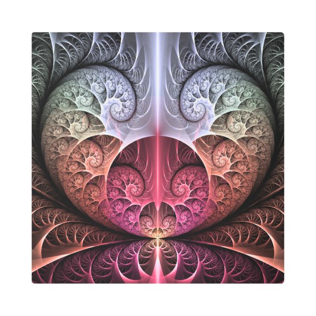 Heartbeat, Abstract Surreal Fantasy Fractal Art (Front)