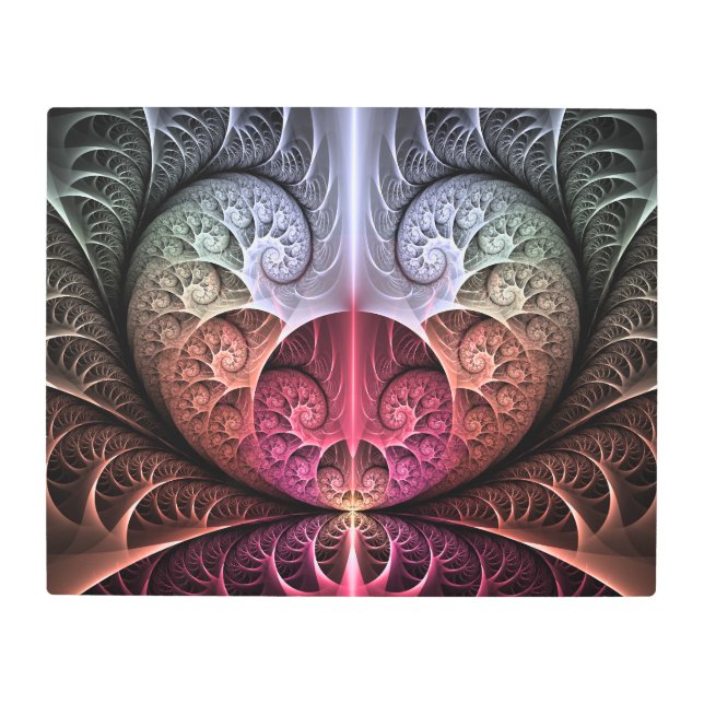 Heartbeat, Abstract Surreal Fantasy Fractal Art (Front)