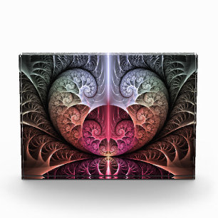 Heartbeat, Abstract Surreal Fantasy Fractal Art Acrylic Award