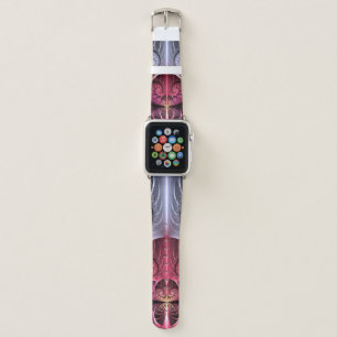 Heartbeat, Abstract Surreal Fantasy Fractal Art Apple Watch Band