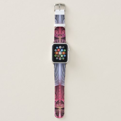 Heartbeat Abstract Surreal Fantasy Fractal Art Apple Watch Band