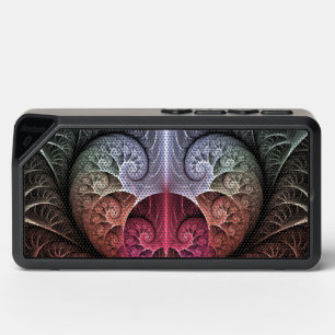 Heartbeat, Abstract Surreal Fantasy Fractal Art Bluetooth Speaker