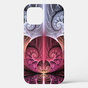 Heartbeat, Abstract Surreal Fantasy Fractal Art iPhone 12 Case