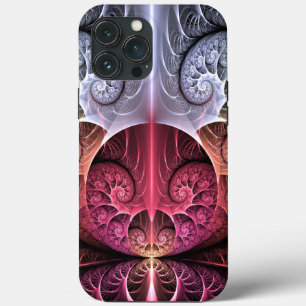 Heartbeat, Abstract Surreal Fantasy Fractal Art iPhone 13 Pro Max Case