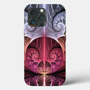 Heartbeat, Abstract Surreal Fantasy Fractal Art iPhone 13 Pro Case