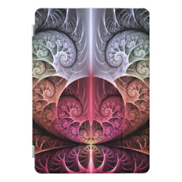 Heartbeat, Abstract Surreal Fantasy Fractal Art iPad Pro Cover