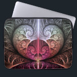 Heartbeat, Abstract Surreal Fantasy Fractal Art Laptop Sleeve<br><div class="desc">Surreal crazy fractal heart.</div>