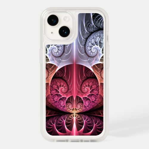 Heartbeat Abstract Surreal Fantasy Fractal Art OtterBox iPhone 14 Case