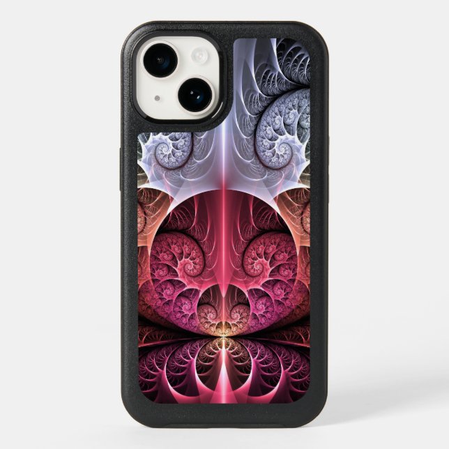 Heartbeat, Abstract Surreal Fantasy Fractal Art Otterbox iPhone Case (Back)