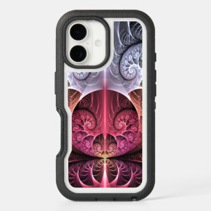 Heartbeat, Abstract Surreal Fantasy Fractal Art iPhone 16 Case