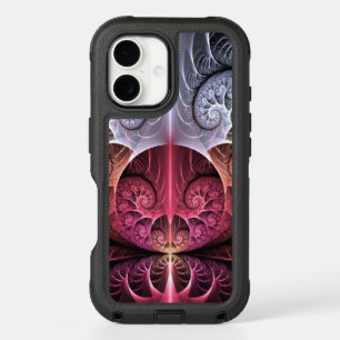 Heartbeat, Abstract Surreal Fantasy Fractal Art iPhone 16 Case