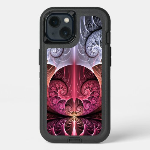 Heartbeat Abstract Surreal Fantasy Fractal Art iPhone 13 Case