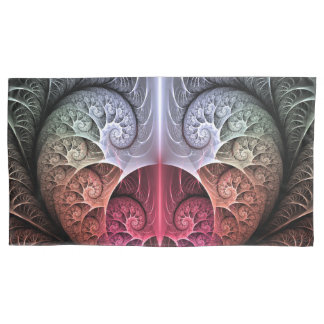 Heartbeat, Abstract Surreal Fantasy Fractal Art Pillow Case