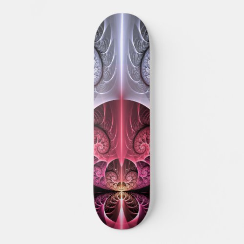 Heartbeat Abstract Surreal Fantasy Fractal Art Skateboard
