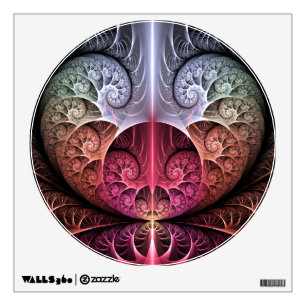 Heartbeat, Abstract Surreal Fantasy Fractal Art Wall Decal