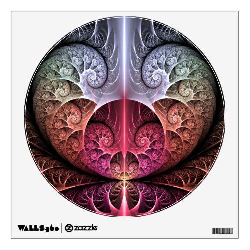 Heartbeat, Abstract Surreal Fantasy Fractal Art Wall Decal