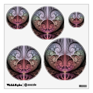 Heartbeat, Abstract Surreal Fantasy Fractal Art Wall Decal