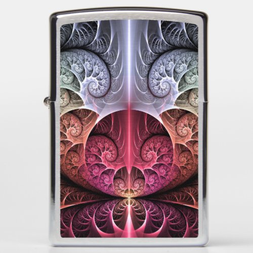 Heartbeat Abstract Surreal Fantasy Fractal Art Zippo Lighter