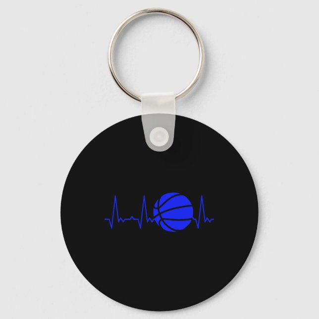 Heartbeat Basketball 3 Keychain (Front)