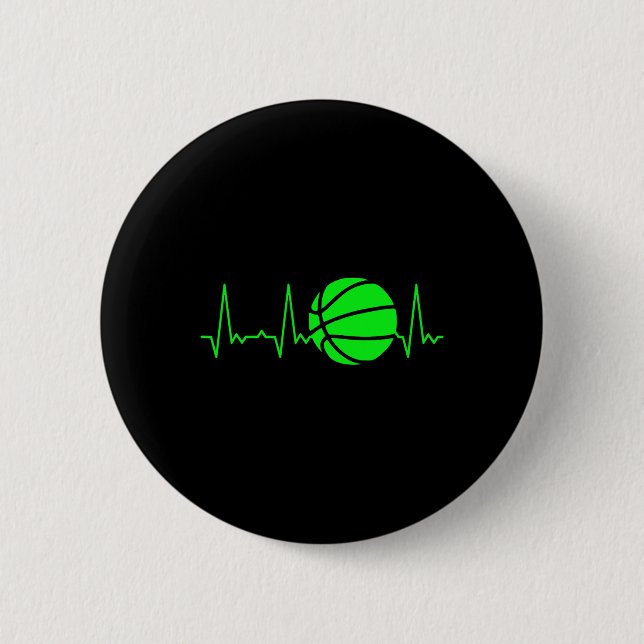 Heartbeat Basketball 5 Button (Front)