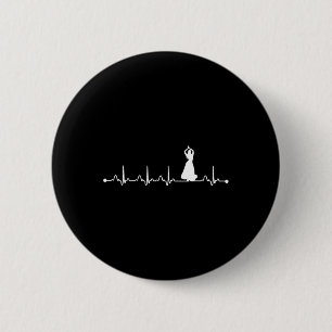 Heartbeat Belly Dancing Ekg Lover Button