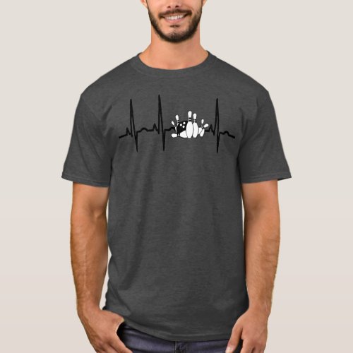 Heartbeat Bowling T T_Shirt