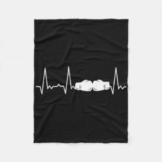 Heartbeat Boxing Fleece Blanket