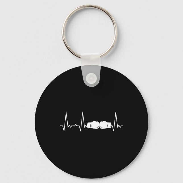Heartbeat Boxing  Keychain (Front)