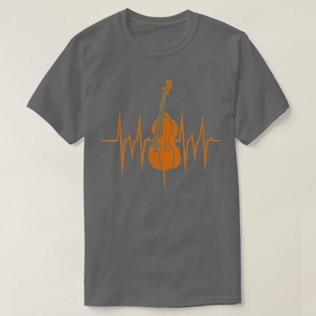 Heartbeat Cello T-Shirt (Design Front)