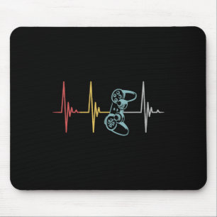 Heartbeat Controller For Nerd Multiplayer Gaming  Mouse Pad
