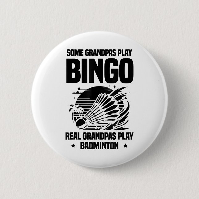 Heartbeat Ecg Shuttle Badminton Player Shuttle  Button (Front)