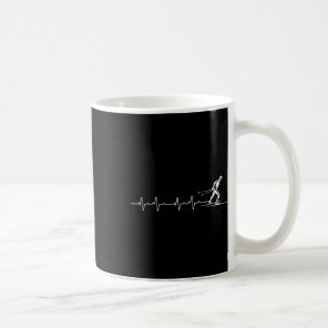 Heartbeat Ekg Biathlon Shooting Skiing  Coffee Mug